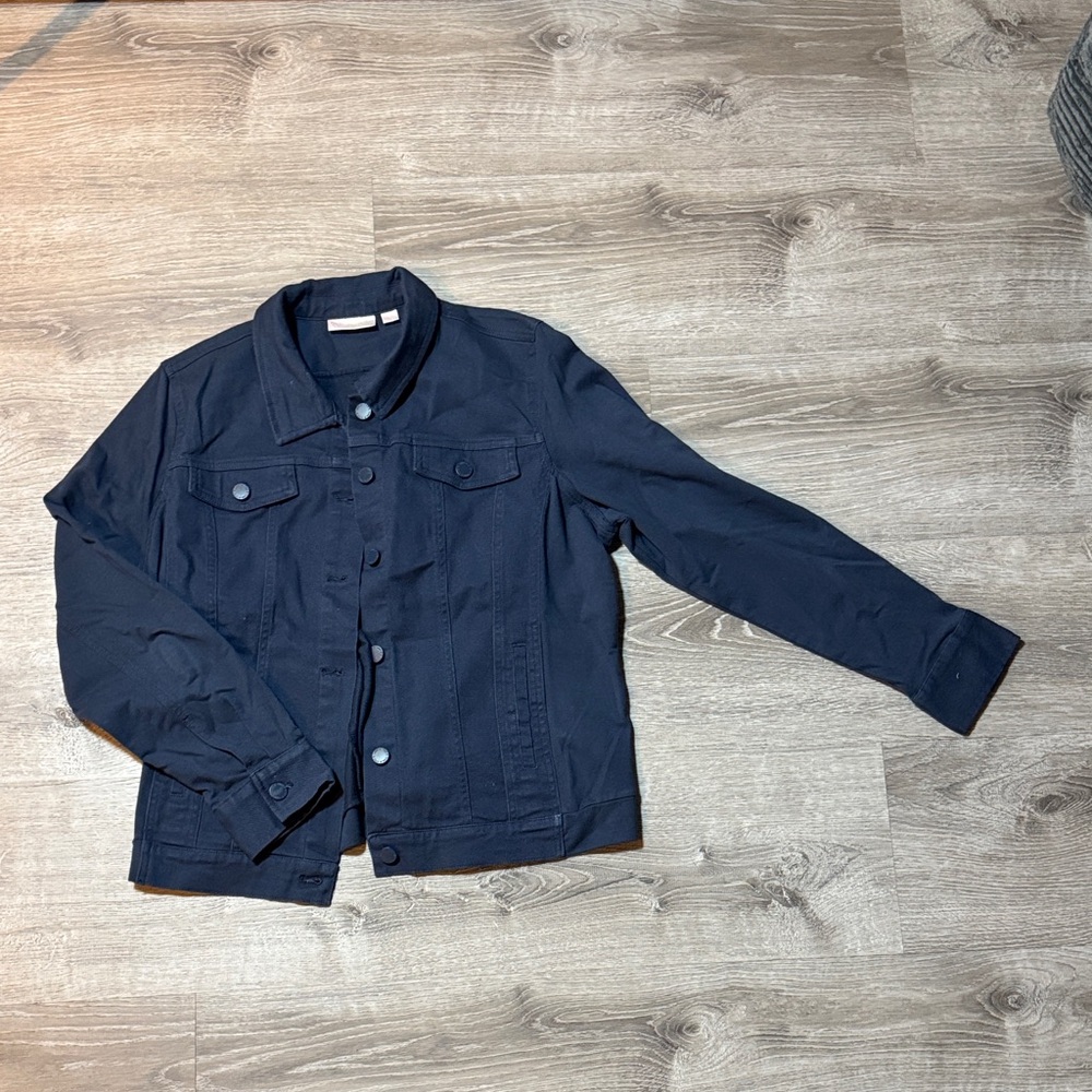 Belle by Kim Gravel Men's Dark Blue Jacket